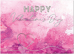 Select a verse or write your own. Painted Valentine A1649U-X